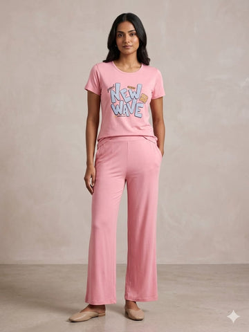 Summer Night Pajama Set – Soft & Comfortable Sleepwear